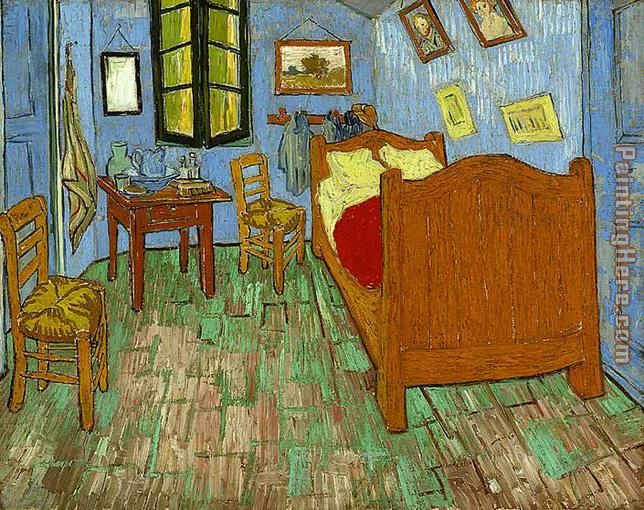 The Bedroom painting - Vincent van Gogh The Bedroom art painting
